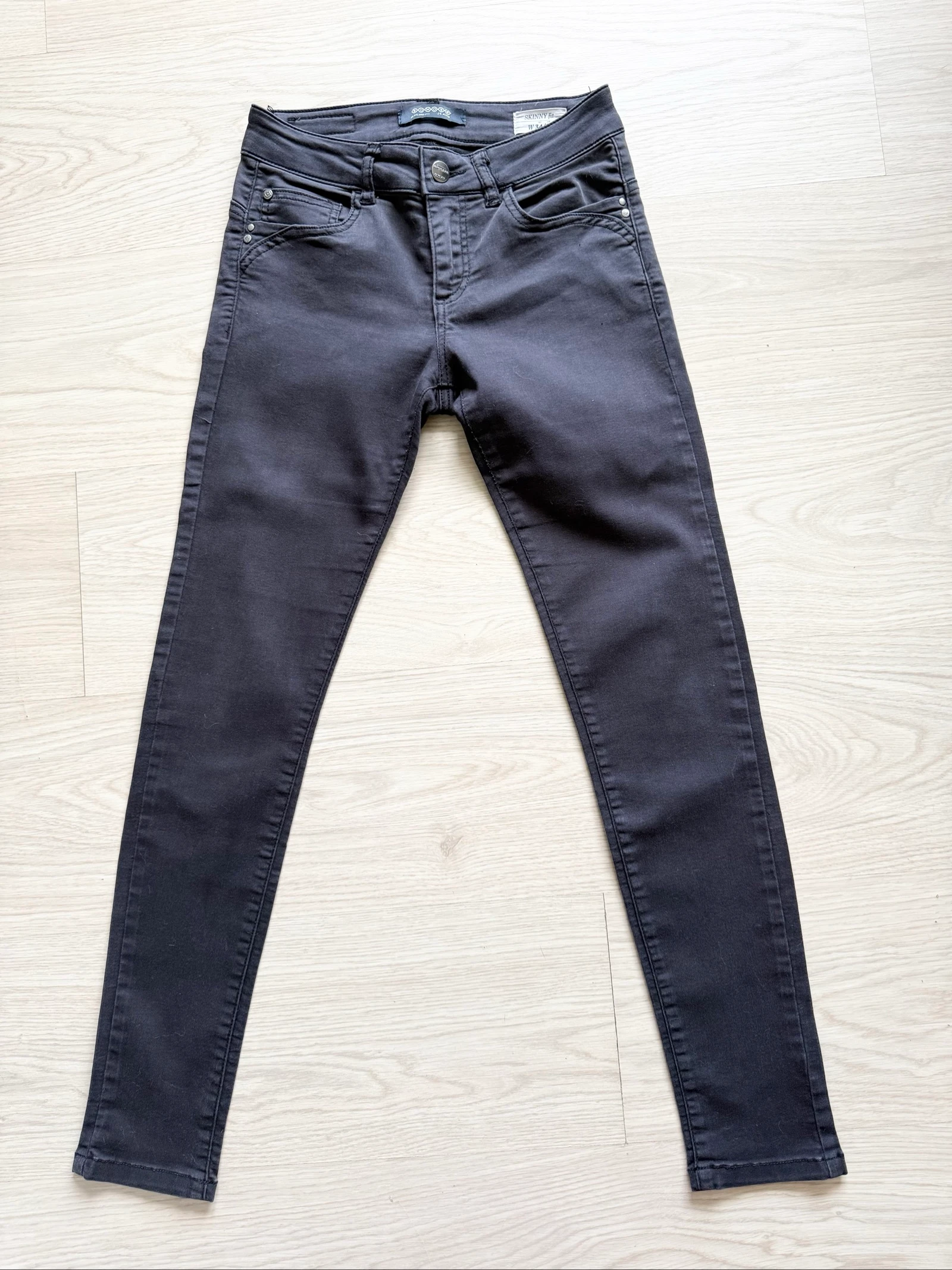 Black slim skinny pants Bonobo size 34 XS – photo 7